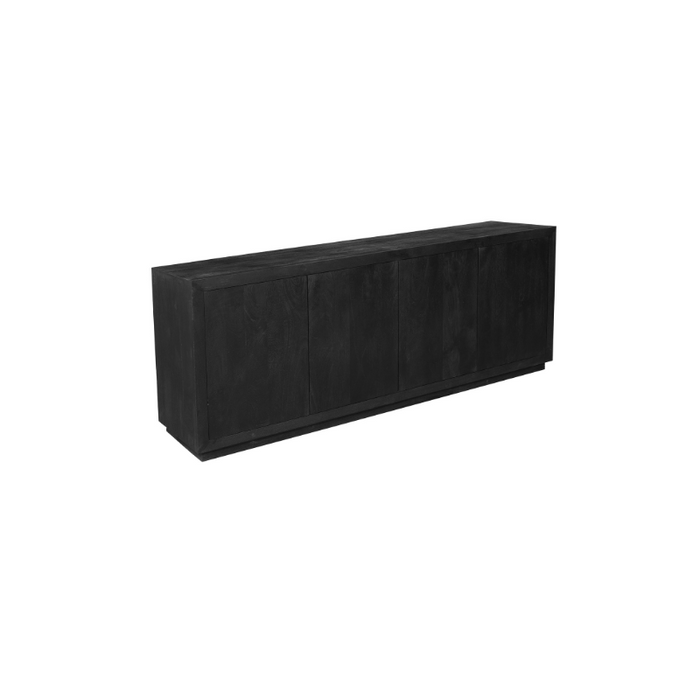 Dressoir Brussel Zwart 4 deurs - 200 cm-Dressoirs-Starfurn