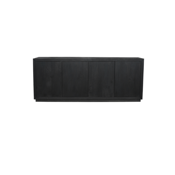 Dressoir Brussel Zwart 4 deurs - 200 cm-Dressoirs-Starfurn