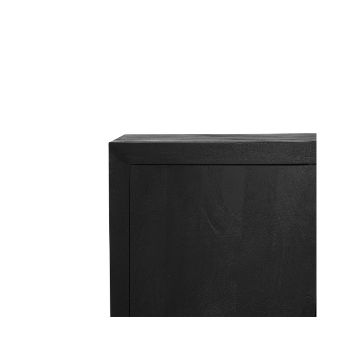 Dressoir Brussel Zwart 4 deurs - 200 cm-Dressoirs-Starfurn
