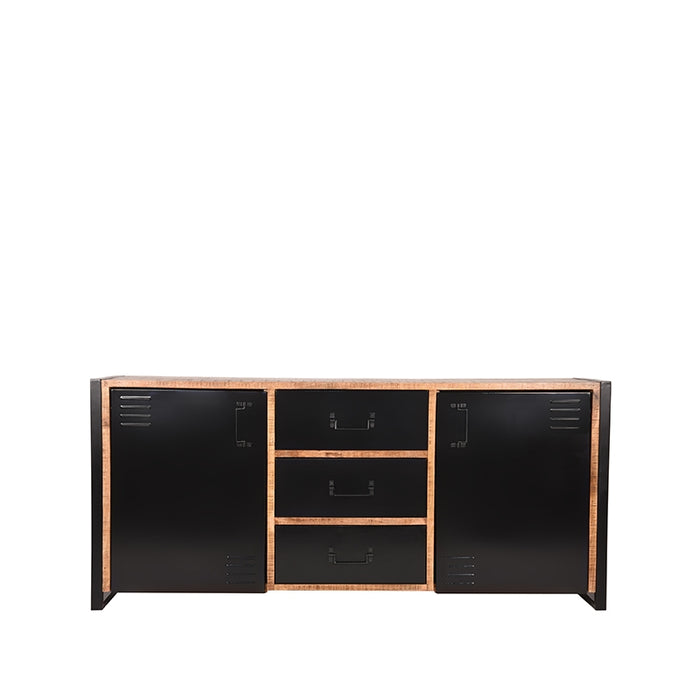 Dressoir Brussels Rough Mangohout - 190x45x85 cm-Dressoirs-LABEL51
