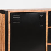 Dressoir Brussels Rough Mangohout - 190x45x85 cm-Dressoirs-LABEL51