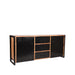 Dressoir Brussels Rough Mangohout - 190x45x85 cm-Dressoirs-LABEL51
