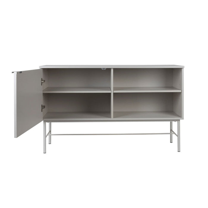 Dressoir Cayo High MDF, Metaal Wit 40x124 cm-Dressoirs-Creating Home