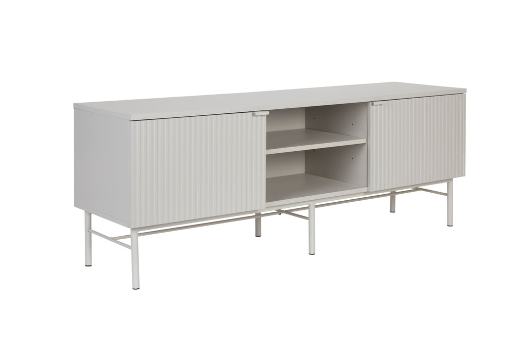 Dressoir Cayo Low MDF, Metaal Wit 40x155 cm-Dressoirs-Creating Home