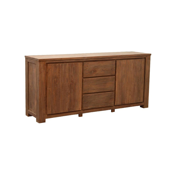 Dressoir DK Lierop Teakhout Naturel hout 200x50x90 cm-Dressoirs-Livingfurn