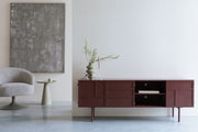 Dressoir Davis Metaal Rood 36x160 cm-Dressoirs-Creating Home