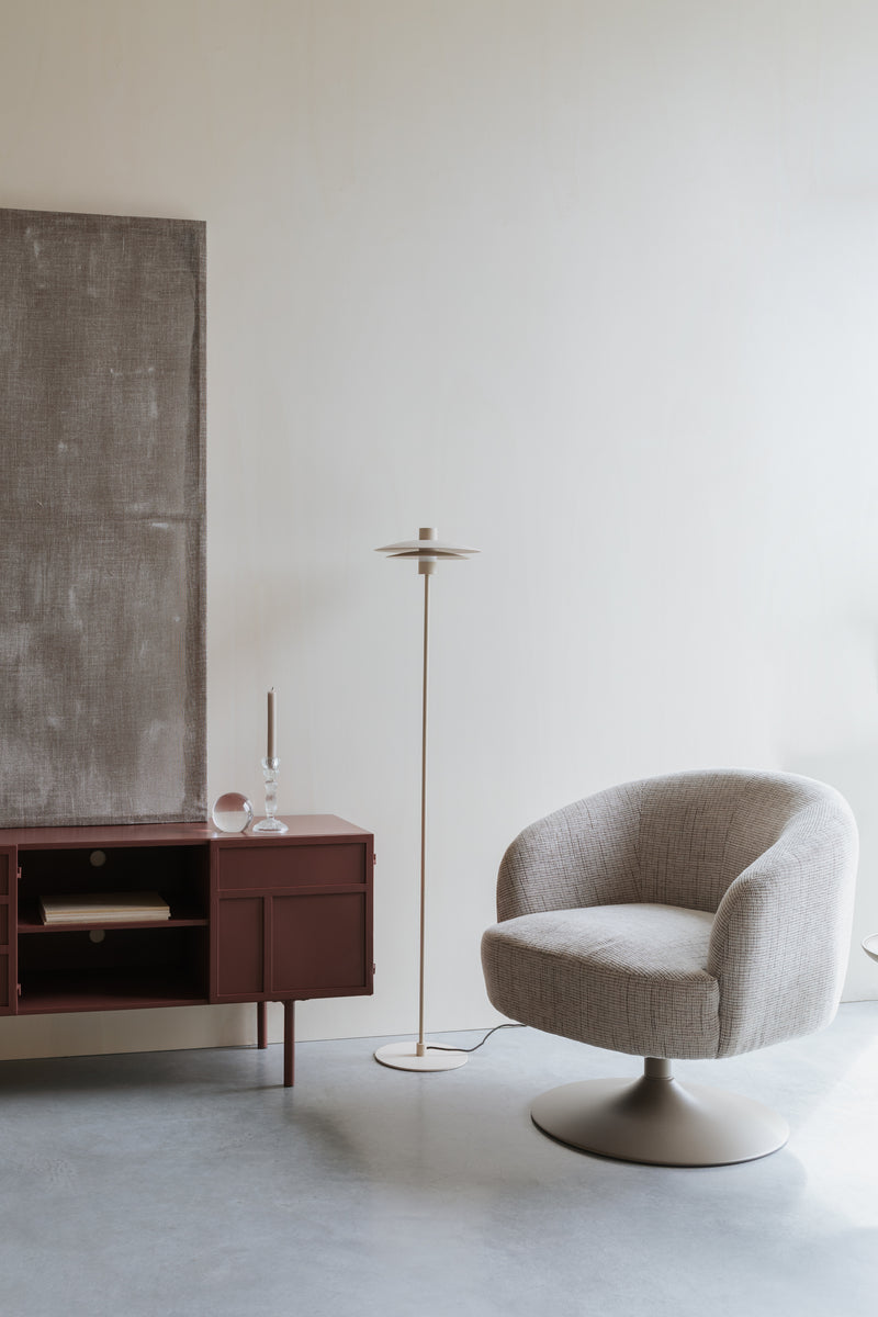 Dressoir Davis Metaal Rood 36x160 cm-Dressoirs-Creating Home
