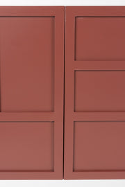 Dressoir Davis Metaal Rood 36x160 cm-Dressoirs-Creating Home