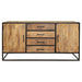 Dressoir Denver | Mangohout en staal | 165 cm-Dressoirs-Starfurn