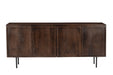 Dressoir Elan Mangohout Bruin 180x40 cm-Dressoirs-Livingfurn