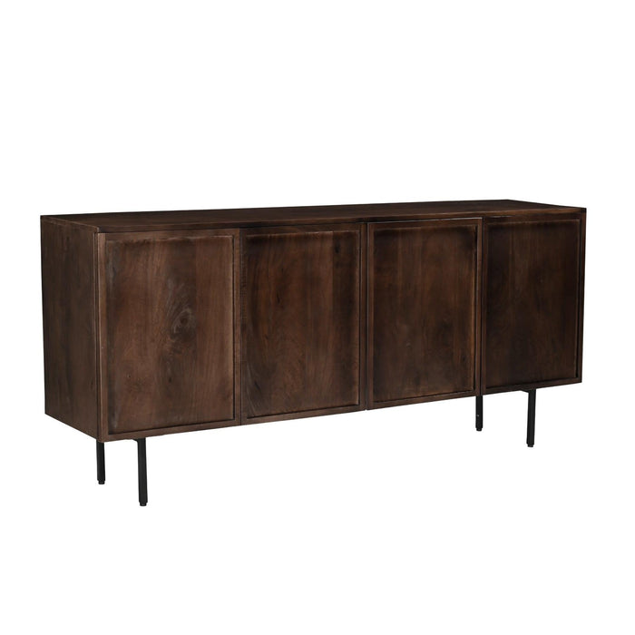 Dressoir Elan Mangohout Bruin 40x180x82 cm-Livingfurn