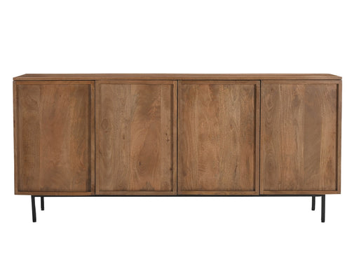 Dressoir Elan Mangohout Naturel hout 180x40 cm-Dressoirs-Livingfurn