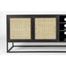 Dressoir Guuji Essenfineer, Metaal Zwart 150x38 cm-Dressoirs-Creating Home