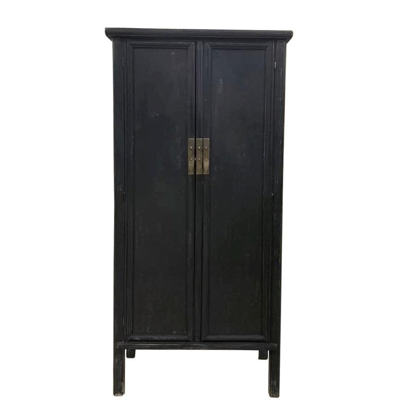 Dressoir Icons Loes Zwart 100x45x210 cm-Opbergkasten-Livingfurn