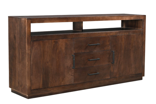 Dressoir Jaxx Mangohout Bruin 180x40 cm-Dressoirs-Livingfurn