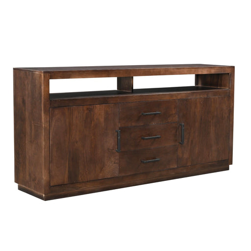 Dressoir Jaxx Mangohout Bruin 180x40x85 cm-Dressoirs-Livingfurn