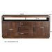 Dressoir Jaxx Mangohout Bruin 180x40x85 cm-Dressoirs-Livingfurn