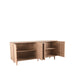 Dressoir Jule Naturel Eiken 200 cm 200x49x87 cm-Dressoirs-LABEL51