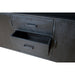 Dressoir Kala Open Mangohout Zwart 180x40x85 cm-Dressoirs-Livingfurn