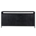 Dressoir Kala Open Mangohout Zwart 180x40x85 cm-Dressoirs-Livingfurn