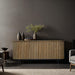 Dressoir Lausanne Teakhout Naturel hout 43x180x80 cm-Livingfurn