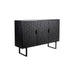 Dressoir Linc High Fir hout, Metaal Zwart 36x135 cm-Dressoirs-Creating Home