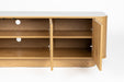 Dressoir Low Almira Hout Naturel 40x180 cm-Dressoirs-White Label Living
