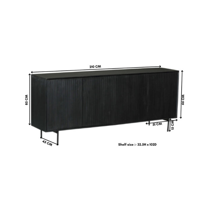 Dressoir Madison | 210 cm-Dressoirs-Starfurn
