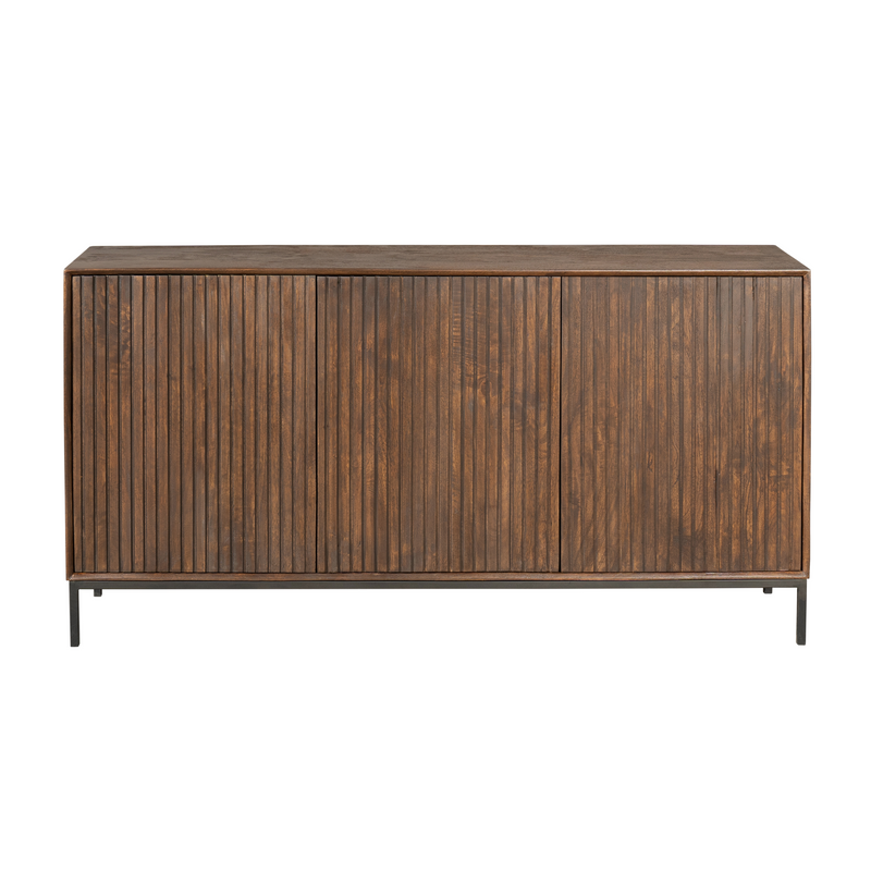 Dressoir Madison Bruin 165 cm 165x45x55 cm-Dressoirs-Starfurn