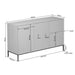 Dressoir Madison Bruin - 165 cm-Dressoirs-Starfurn