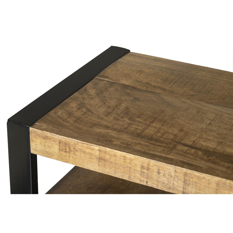 Dressoir Nairobi Mangohout Naturel hout 180x45x80 cm-Dressoirs-Livingfurn
