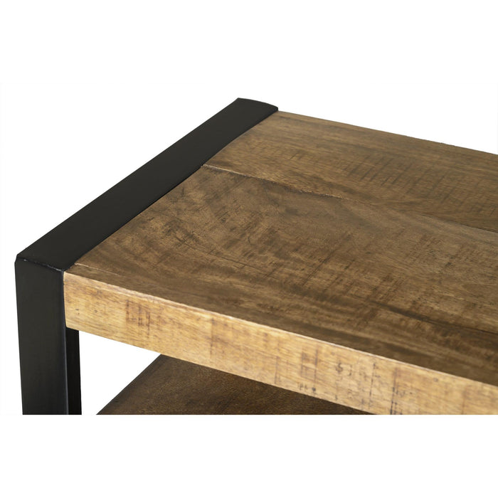 Dressoir Nairobi Mangohout Naturel hout 180x45x80 cm-Dressoirs-Livingfurn