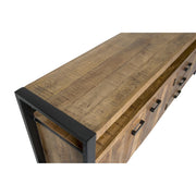 Dressoir Nairobi Mangohout Naturel hout 210x45x80 cm-Dressoirs-Livingfurn