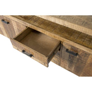 Dressoir Nairobi Mangohout Naturel hout 210x45x80 cm-Dressoirs-Livingfurn