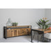 Dressoir Nairobi Mangohout Naturel hout 210x45x80 cm-Dressoirs-Livingfurn