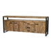 Dressoir Nairobi Mangohout Naturel hout 210x45x80 cm-Dressoirs-Livingfurn
