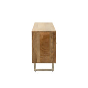 Dressoir Naturel Mangohout hout 45x170 cm-Dressoirs-J-Line