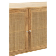 Dressoir Naturel Mangohout hout 45x170 cm-Dressoirs-J-Line
