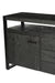 Dressoir Norris Mangohout Zwart 180x43x80 cm-Livingfurn