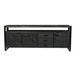 Dressoir Norris Mangohout Zwart 43x210x80 cm-Livingfurn