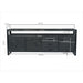 Dressoir Norris Mangohout Zwart 43x210x80 cm-Livingfurn