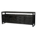 Dressoir Norris Mangohout Zwart 43x210x80 cm-Livingfurn