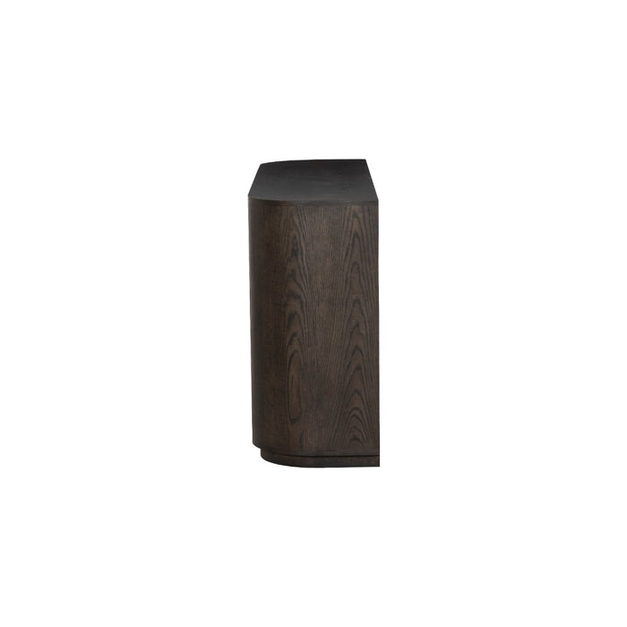 Dressoir Novero Eikenhout fineer Bruin 170x45x80 cm-Dressoirs-Livingfurn