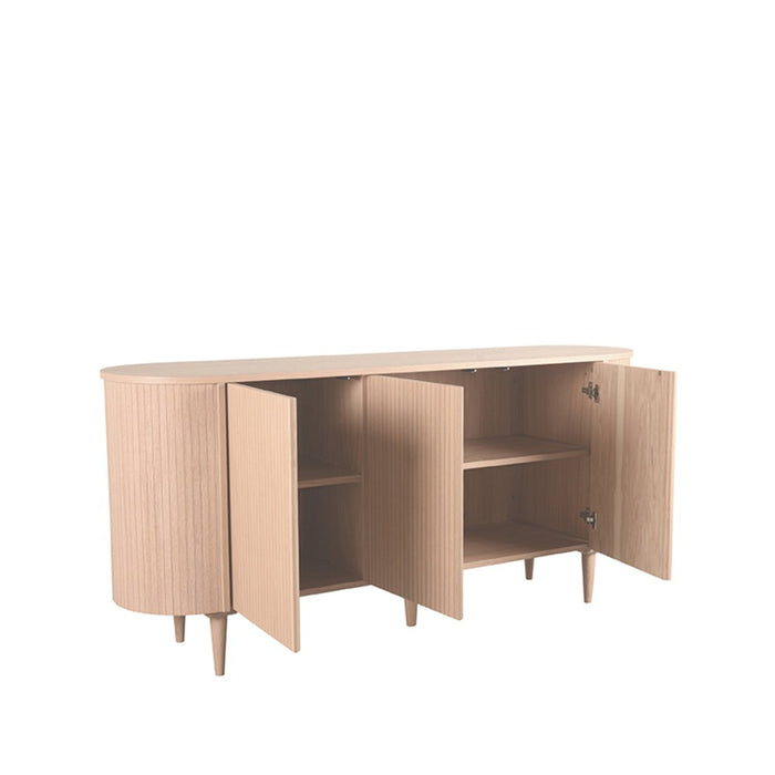 Dressoir Oliva - Natural - Oak - 180x47x85-Dressoirs-LABEL51