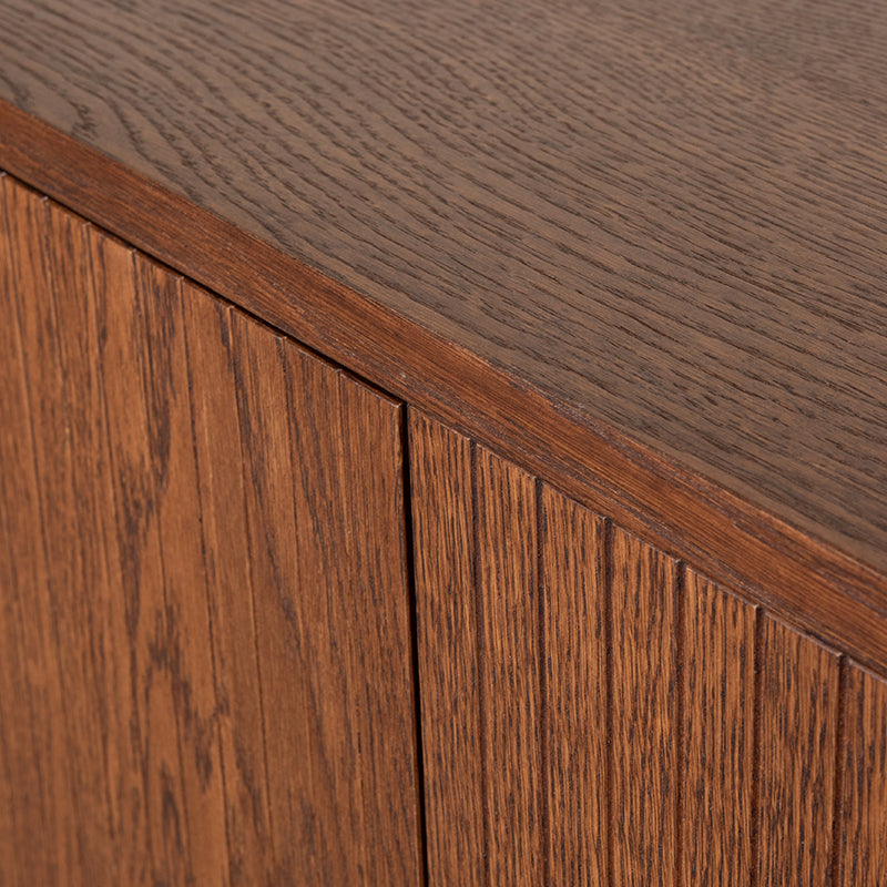 Dressoir Oliva Walnoot Eiken 180 cm 180x47x85 cm-Dressoirs-LABEL51
