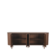 Dressoir Oliva Walnoot Eiken 220 cm 220x47x85 cm-Dressoirs-LABEL51