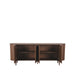 Dressoir Oliva Walnoot Eiken 220 cm 220x47x85 cm-Dressoirs-LABEL51