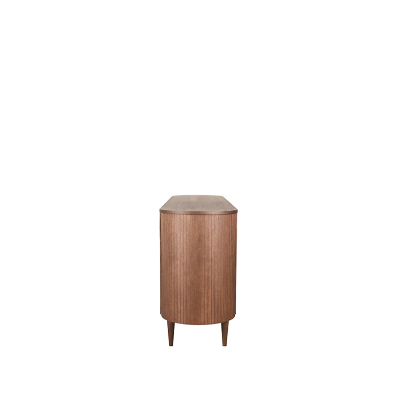 Dressoir Oliva Walnoot Eiken 220 cm 220x47x85 cm-Dressoirs-LABEL51