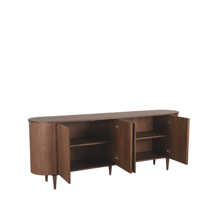 Dressoir Oliva - Walnut - Oak - 220x47x85-Dressoirs-LABEL51