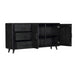 Dressoir Omaha Black | 180 cm-Dressoirs-Starfurn
